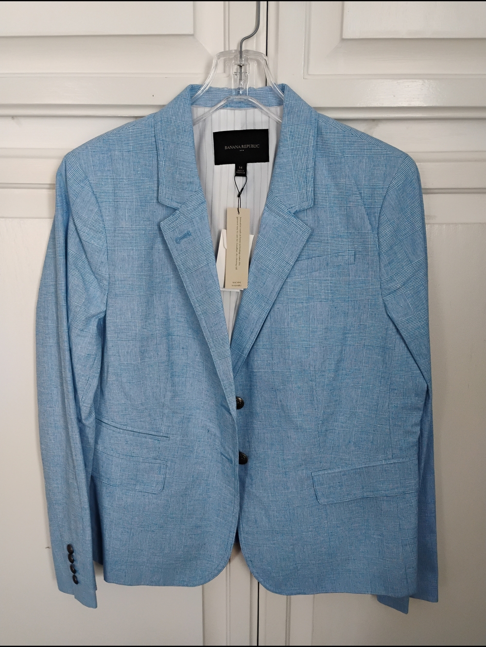 Banana Republic Light Blue Women's Tailored Blazer